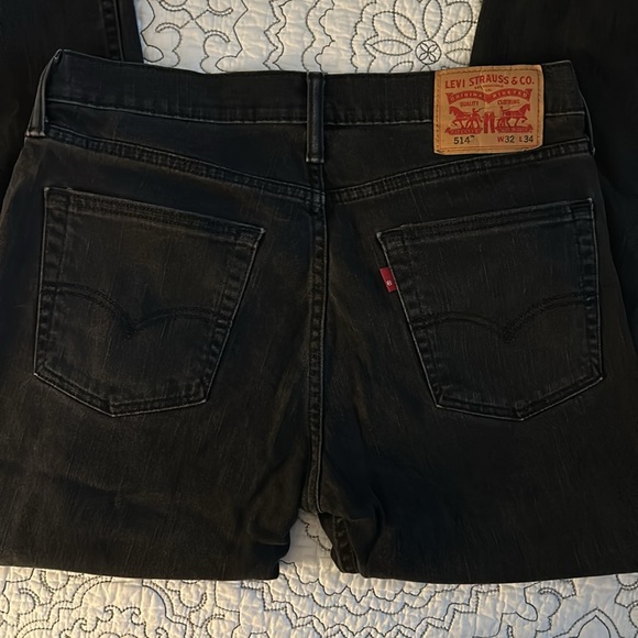 Men’s Black Levi 514 Jeans - Picture 2 of 2